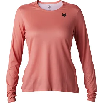 Cyklistické kalhoty Dámský cyklistický dres Fox W Flexair Ascent LS Jersey Salmon