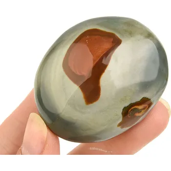 Přírodní kámen Hladký kámen jaspis pestrý 69g