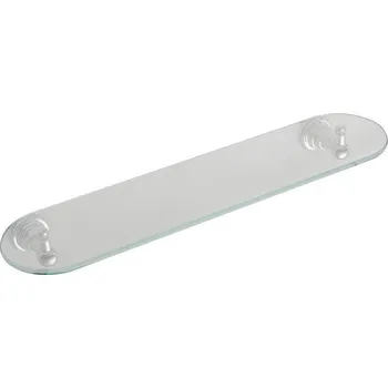 Drátěná police SAPHO DIAMOND skleněná police, chrom