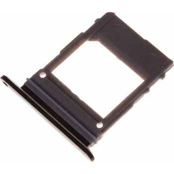 Náhradní díl pro mobilní telefon Samsung Galaxy A8 2018 SIM tray černý, držák, šuplík