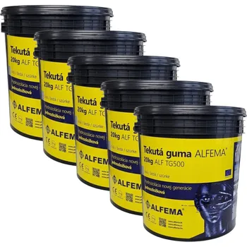 Stavebniny Sada Tekutá guma ALFEMA TG500 šedá 5x20 kg