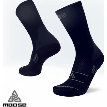 Pánské termoprádlo RUN merino běžecké ponožky Moose