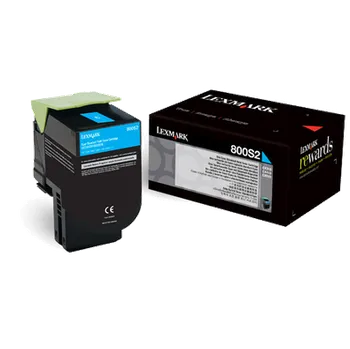 Lexmark 80C0S20 • 800S2 Cyan - Original