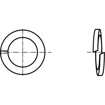 podložka PROFISTYL DIN 7980 podložka pérová pro šr. s válcovou hlavou nerez A4 Varianta: DIN 7980 podložka pružná čtvercový průřez nerez A4 10,2 pro M10