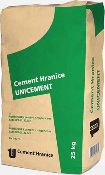 UNICEMENT CEM II/B-LL 32,5R 25 kg Cement Hranice