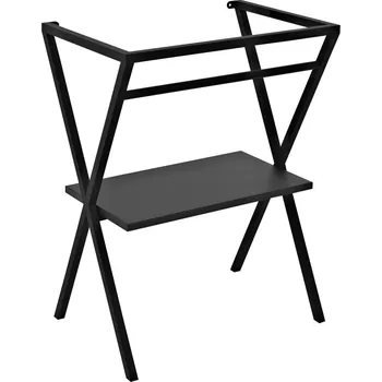 Koupelnový nábytek SAPHO FERRO podstavec pod umyvadlo 565x720x390mm, černá