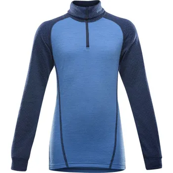Cyklistické kalhoty Dětské triko DEVOLD DUO ACTIVE JUNIOR ZIP NECK HEAVEN