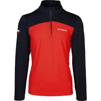 Cyklistické oblečení Pánský rolák Stockli Functional shirt WRT red-black