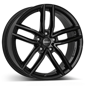 Alu kolo Alu disk DEZENT TR black 7.5x17, 5x112, 70.1, ET40 Black