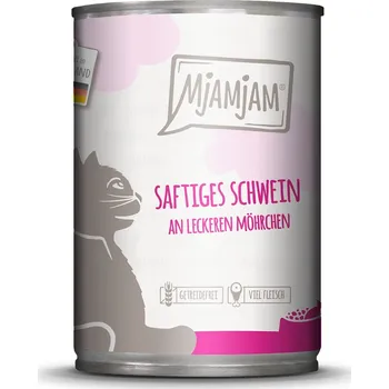 Krmivo pro kočku MjAMjAM šťavnaté vepřové s mrkvičkou 24× 400 g