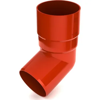 okap BRYZA Koleno svodu 67° plastové Ø 63 mm, Cihlově červená RAL 8004