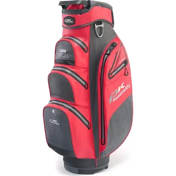 Golfový bag PowaKaddy bag cart Dri-Tech - Red with Cool Grey Trim