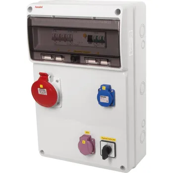 modulární přístroj a rozvaděč v965-6kA - ZSFT11001000.1 /3952 Zásuvková skříň IP44 jištěná s chráničem 40/4/003