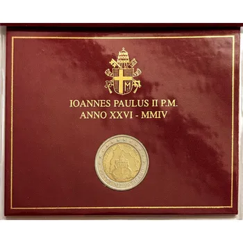 (2004) Vatikán 2 euro pamětní mince: založení státu Vatikán