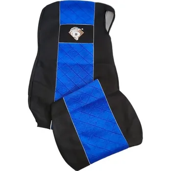 Potah sedadla Autopotahy textilní pro DAF XG od 2022, černo-modrá barva (č. 157)