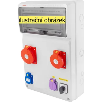 modulární přístroj a rozvaděč v891 - ZSFT11200000.0 /3952 Zásuvková skříň IP44 jištěná bez chrániče