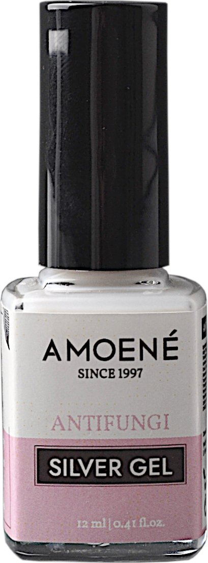 Pečující gelový lak Amoené Antifungi Silver gel - 12 ml (01130000AF) + dárek zdarma
