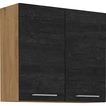Kuchyňská skříňka Nábytek PEGAS s.r.o. Kuchyňská horní skříňka VEGA 80 G 72 2F, Matera mat/Dub lancelot