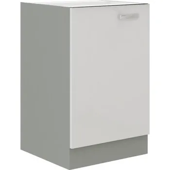 Kuchyňská linka FALCO Kuchyňská skříňka Bolzano 40 D 1F BB bílý lesk/šedá