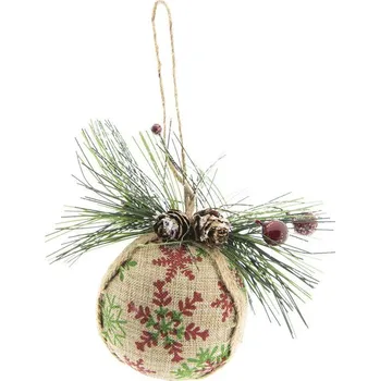 Vánoční dekorace Clayre & Eef, Holandsko Clayre & Eef - Vánoční ozdoba DRAPERY - 10*6*9 cm