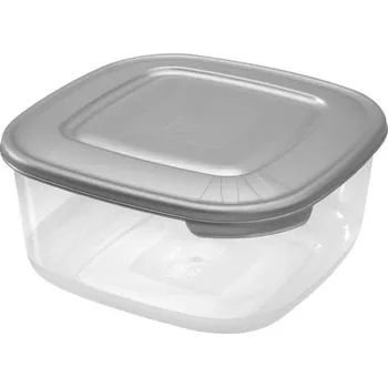 Dóza na potraviny TONTARELLI Dóza na potraviny čtvercová 1,5 l, transparentní, barvy mix