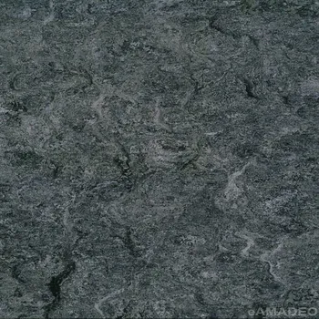 Koberec Gerflor - Francie Přírodní linoleum Marmorette (2mm) - 0059 Plumb Grey