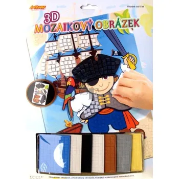 Mozaiková sada Kreativní mozaika 3DM-EP100 Pirát