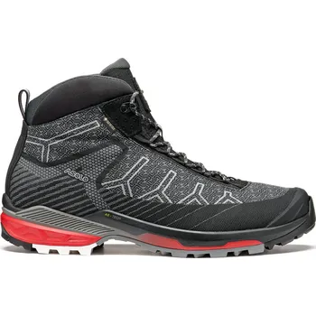 Pánská treková obuv Asolo pánské boty Falcon EVO Jaquard GV MM - black/red Barva: black/red, Velikost: UK 7,5