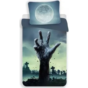 Povlečení Povlečení Mikrovlákno a Mikroflanel Zombie 140x200 70x90