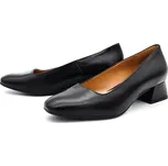 Dámské kožené lodičky 6196-01 ACORD černé Barva: černá, Velikost: 39