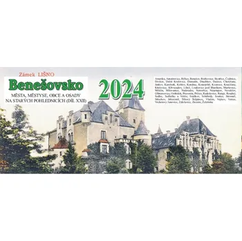 Kalendář BENEŠOVSKO 2024 STOLNÍ KALENDÁŘ