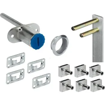 Nábytkové kování Häfele zámek Symo centrální sada táhlo 100 cm + 6 x zásuvka