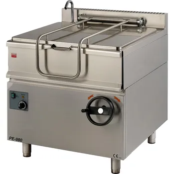 Pánev Elektrická pánev, nerezová vana, vyklápěcí, 80l | GASTROHAAL, PE-980