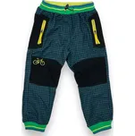 Kugo Chlapecké modré outdoorové kalhoty s gumou v pase a manžetami 01 Barva: Modrá, Velikost: 98