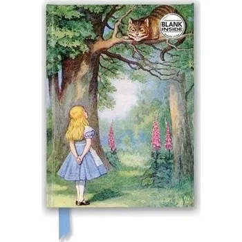 Cizojazyčná kniha John Tenniel: Alice and the Cheshire Cat (Foiled Blank Journal)