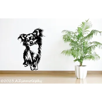 Samolepící dekorace Samolepky na zeď - Čivava - L (30 x 45 cm)