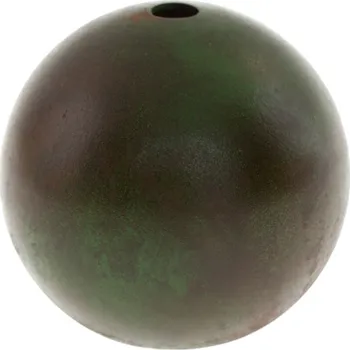 Objímka na žárovku Ozdobná krytka na objímku E27 a E14 Koule, patina Rusty Car Style Green Vintage