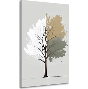 Obraz Dovido Obraz trojbarevný minimalistický strom