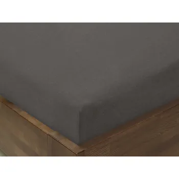 Prostěradlo Škodák Prostěradlo jersey s lycrou tm. šedé 90, 140, 160, 180, 220x200 cm - Prostěradlo jersey s lycrou tm. šedé 90x200 cm