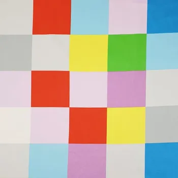 Bavlněný atlas N6210, barevné kostky, š.150