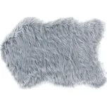 Bellatex umělá kožešina, koberec šedý - 60x90 cm