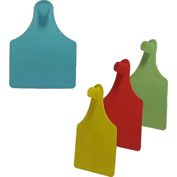 Značení hospodářského zvířete Ušní známka Allflex SUPER MAX - (s otvorem) červená