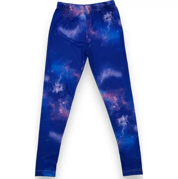 AKF Dívčí modré legíny Barva: Modrá, Velikost: 176