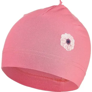Čepice LITTLE ANGEL Čepice tenká obrázek Outlast® růžová/kytka vel. 3 | 42-44 cm