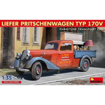 Plastikový model 1/35 Liefer Pritschenw. Typ 170V Furniture Transp.
