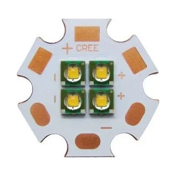 Žárovka LED Dioda Cree XPE XP-E 12W PCB, 6V, Teplá bílá 2900-3200K