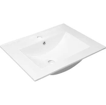 SLIM keramické umyvadlo, nábytkové, 60x46cm, bílá 1601-60