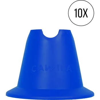 Opasek na cvičení Tréninkové kužely Cawila Mini-Pylone 10er Set Blau 1000871658 Velikost OS