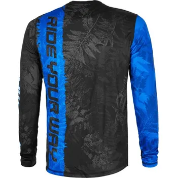 cyklistický dres Dres - Dartmoor Ferns LS 2023 - Space Blue / Black XL