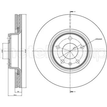 Brzdový kotouč Brzdový kotouč METELLI 23-0916C